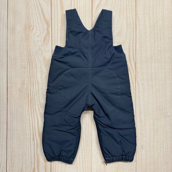 Patagonia Baby Overalls Bibs Snow Pile Insulated Size 12M Waterproof Navy EUC - Picture 3 of 5